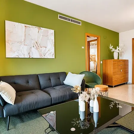 50 Meters From The Beach, With A Pool And Balcony