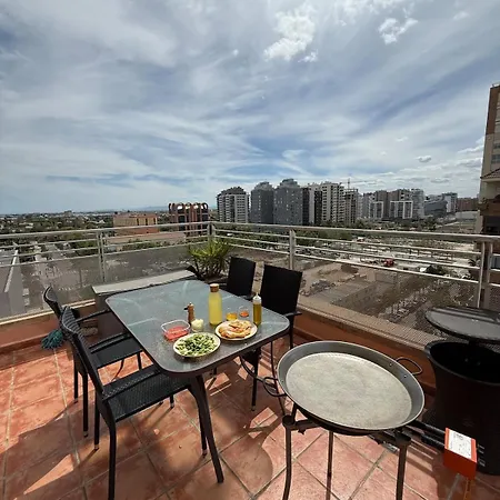 Apartamento Premium Penthouse With Large Terrace, Ocean Views & Opposite The Of Arts And Sciences Valencia