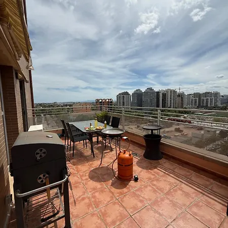 Apartamento Premium Penthouse With Large Terrace, Ocean Views & Opposite The Of Arts And Sciences Valencia