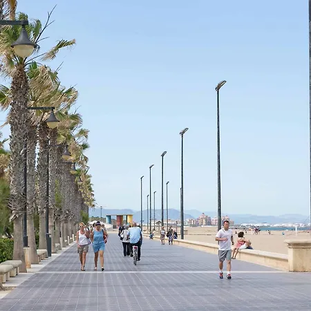 Apartup Malvarrosa Dolce I شقة فالنسيا