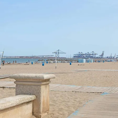 شقة Apartup Malvarrosa Dolce I