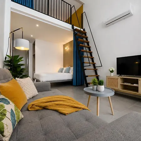 Lägenhet Modern Designed Loft In Russafa Valencia