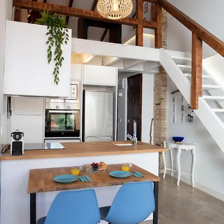 Florit Flats - Charming With Interior Terrace In Cabanyal Near The Beach Апартаменты Валенсия