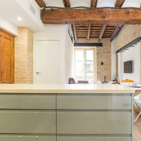 Casa Florit - Cathedral Luxury Terrace Flat 2Br 2Ba Ac Wifi * Valenza