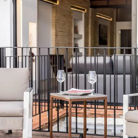 Florit Flats - Center Luxurious 1br 1ba Terrace Wi-fi Ac Appartement Valencia