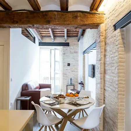 Casa Florit - Cathedral Luxury Terrace Flat 2br 2ba Ac Wifi * 발렌시아