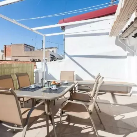 公寓 Casa Florit - Center 2br 2ba Attic Terrace View Wifi Ac 瓦伦西亚