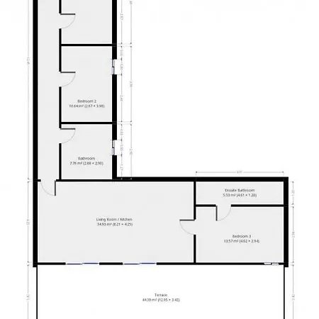 Appartement Penthouse With Terrace 40m2 With Wide Views 10mn Walking From Center *