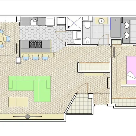 アパート Hexagonal Design *