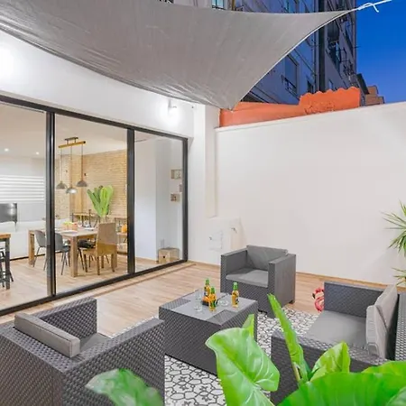 Xativa Flat, City Hall With Big Terrace Apartman