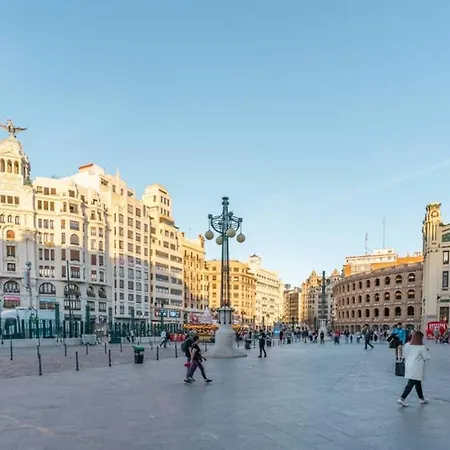Xativa Flat, City Hall With Big Terrace Appartement
