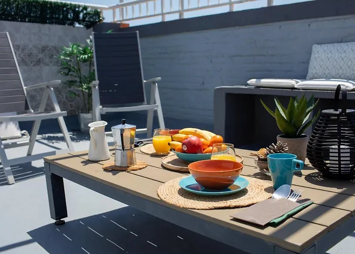 아파트 Florit Flats - Cabanyal 3 Bedroom Wifi Ac Terrace Penthouse