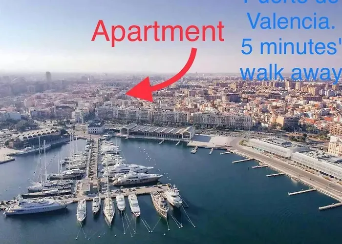 / Playa Cabanyal, Puerto, Cuidad Artes Διαμέρισμα Βαλένθια