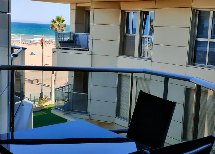 아파트 Non Stress Arena Primera Linea De Playa 발렌시아