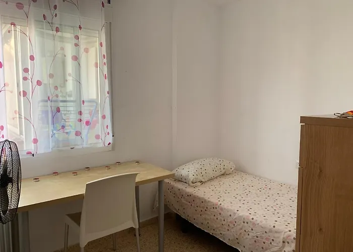 Con Cama Individual, Piso Compartido En Avenida Blasco Ibanez 홈스테이