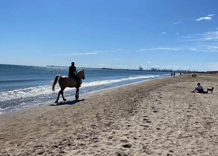 En Primera Linea De Playa Con Wifi 아파트 *