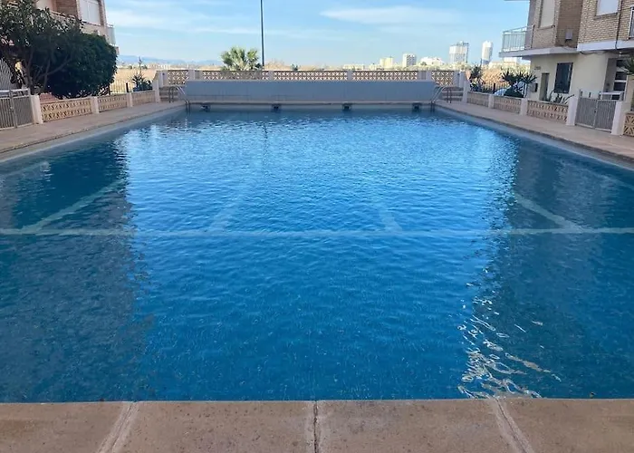 Coqueto De Playa Con Piscina Y Terraza * 발렌시아