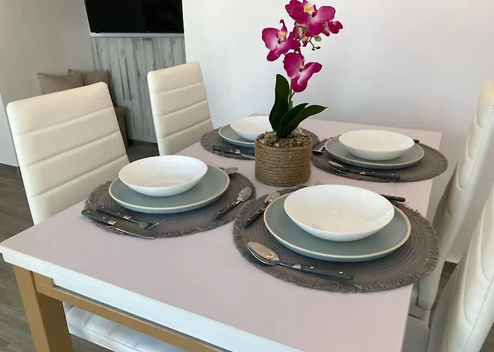 아파트 Coqueto De Playa Con Piscina Y Terraza