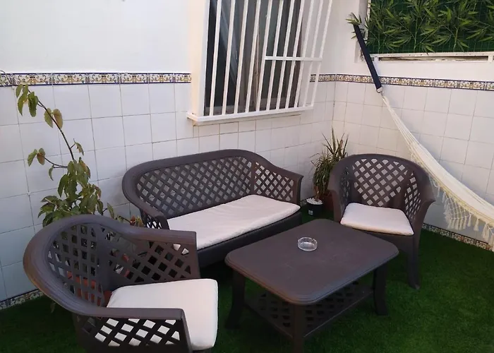 Casa Con Encanto Y Terraza Junto A La Playa 펜션 *