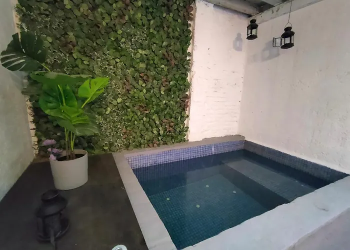 Pequeno Con Mini Piscina - No Climatizada 아파트
