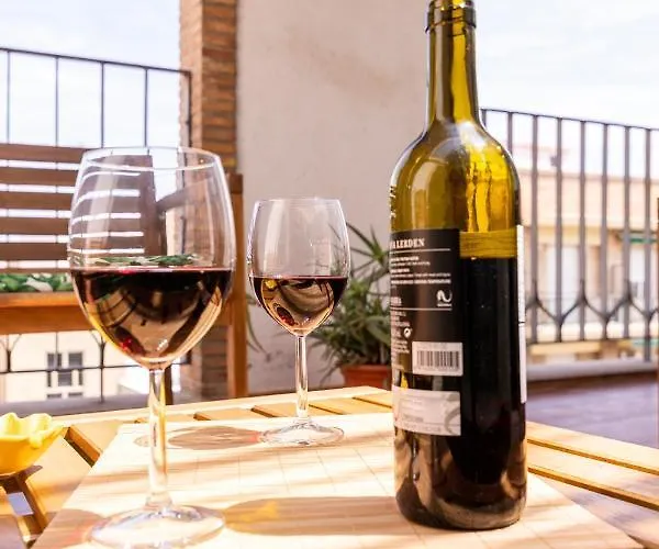 Penthouse Duplex In A 4 Floors Spanish House -8 Min To Center By Metro