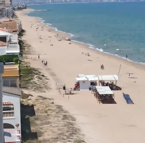 Blue Double Private At Front - En La Playa Piso Compartido Δωμάτια σε οικογενειακή κατοικία Βαλένθια