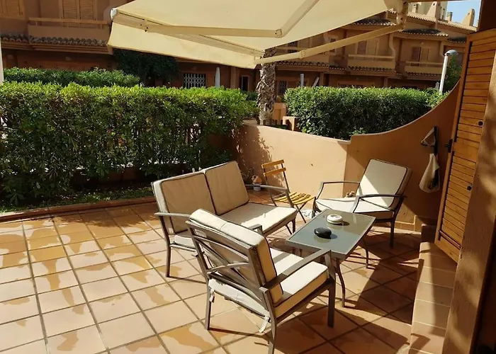 Adosado En La Playa De El Perellonet Con Piscina, Pista Tenis 펜션 *