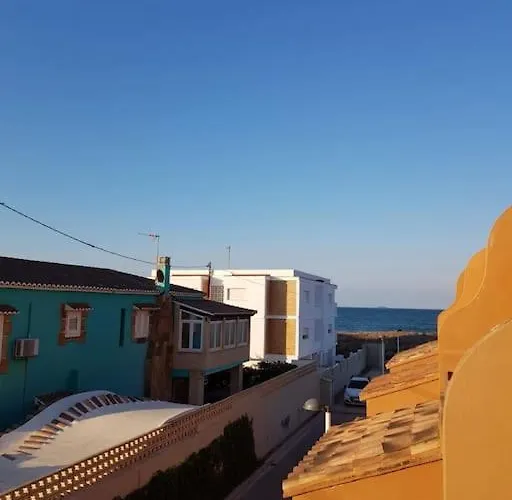 펜션 Adosado En La Playa De El Perellonet Con Piscina, Pista Tenis