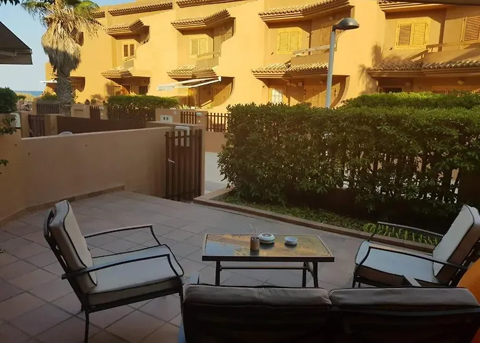 Adosado En La Playa De El Perellonet Con Piscina, Pista Tenis 발렌시아