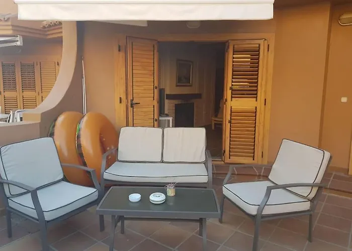 펜션 Adosado En La Playa De El Perellonet Con Piscina, Pista Tenis *