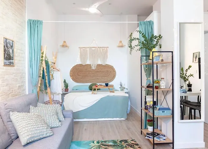 Al5 Seaside Bliss-stylish Loft Steps From Malvarrosa Βαλένθια