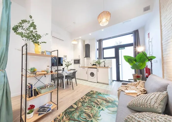 Al5 Seaside Bliss-stylish Loft Steps From Malvarrosa Διαμέρισμα