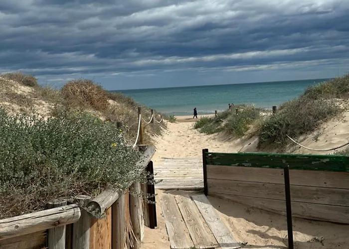 Adosado En La Playa De El Perellonet Con Piscina, Pista Tenis