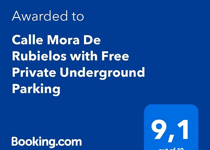 Calle Mora De Rubielos With Free Private Underground Parking *