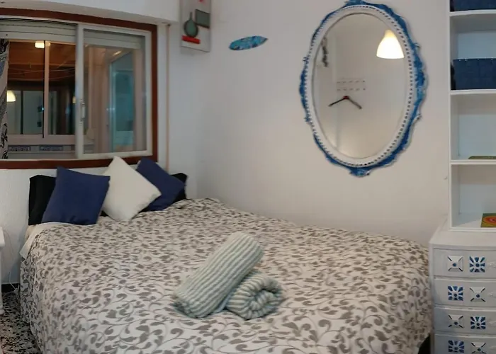 Blue Double Private At Front - En La Playa Piso Compartido * Βαλένθια