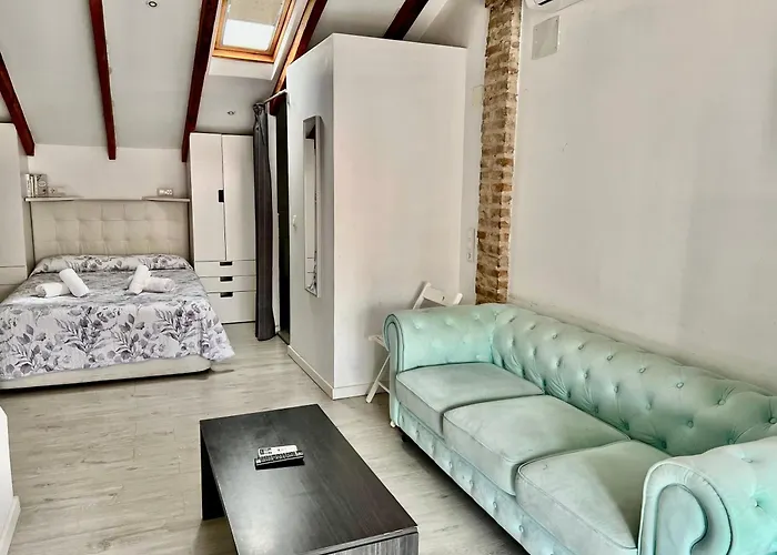 아파트 Estudio Parejas Con Terraza En La Playa *