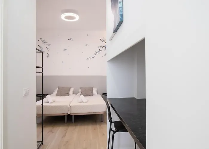 아파트 Congresos Flat By Concept Flats 발렌시아