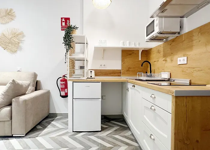 Apartment Encantador Vigas De Madera *