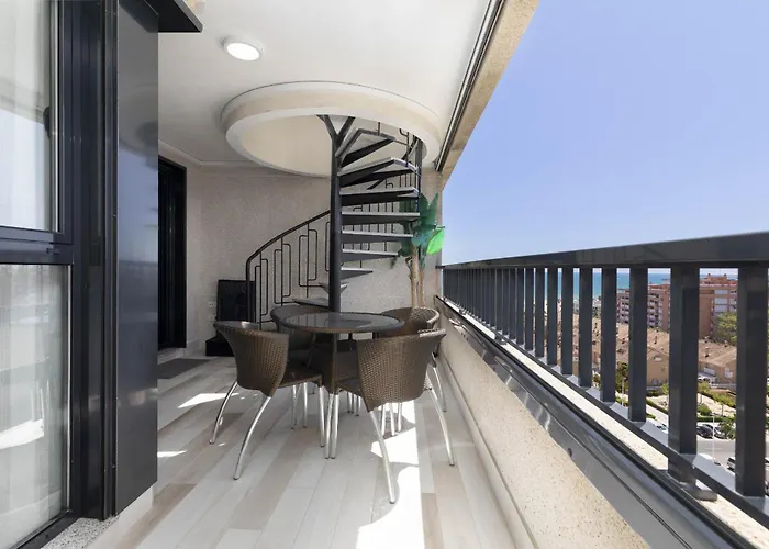 아파트 Apartup Patacona Sunrise Duplex Ii 발렌시아