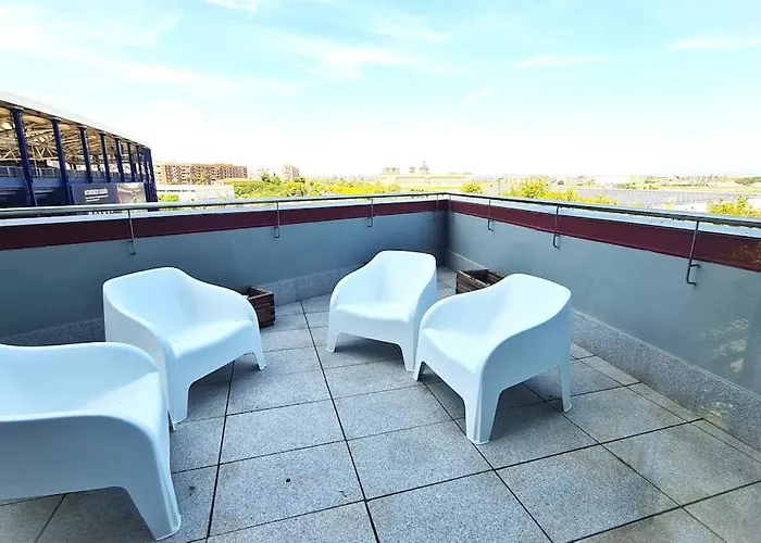 아파트 E-arenas With Terrace In Edificio Arenas *