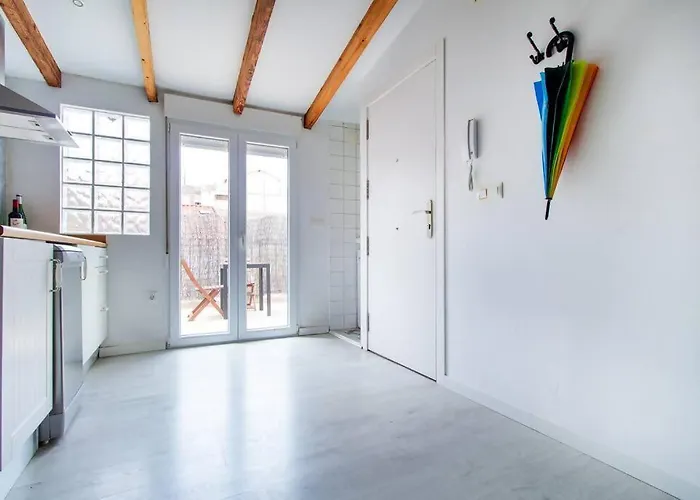 Estudio Parejas Con Terraza En La Playa 아파트 *