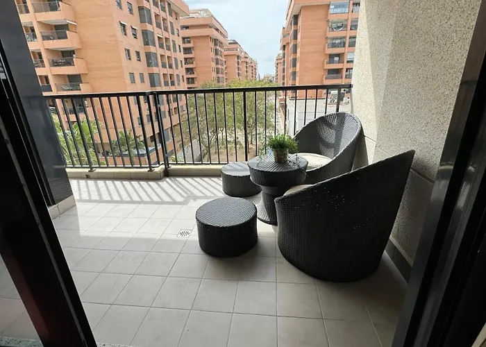 Bonaire Patacona - Playa Piscina Wifi Terraza Apartment