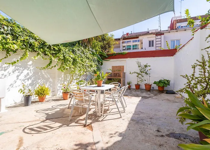 Vintage Con Wifi Y Terraza Privada شقة *