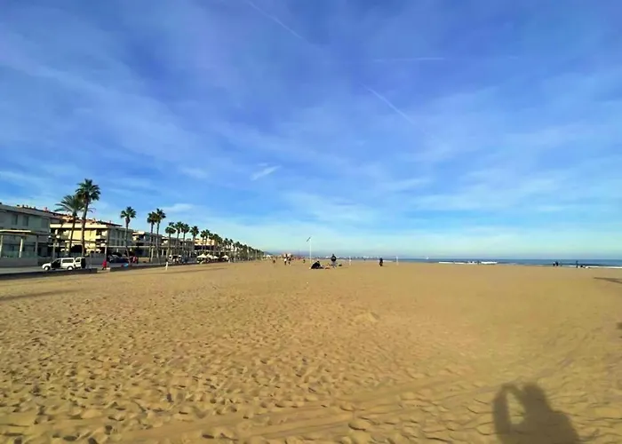 Apto Con Vistas A La Playa De La Patacona شقة