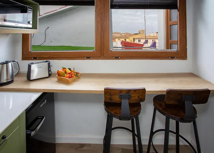 El Carmen Valencia, Estudio Con Terraza Lägenhet *