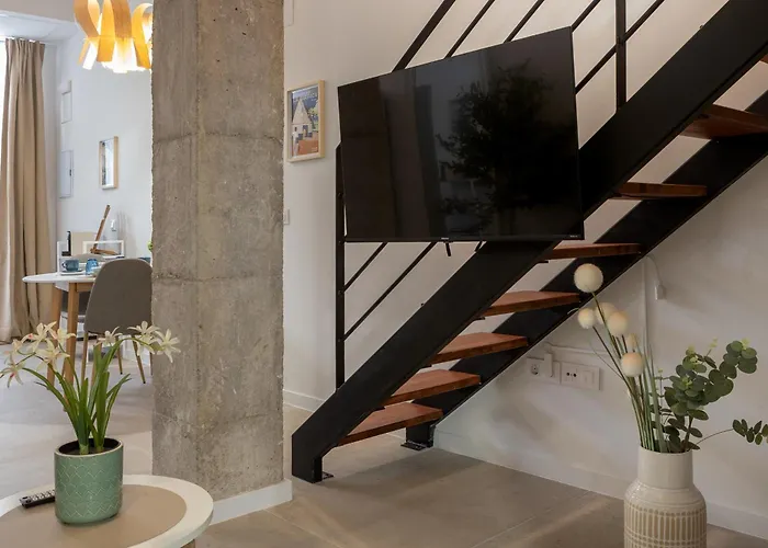 شقة Rm1 - Loft Comodos Estudios Duplex Cerca A La Avenida Del Puerto فالنسيا