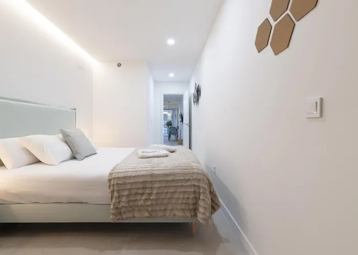 شقة Ag7 Loft Espaciosos Estudios Con Terraza Cercanos Al Metro Zona Ayora *