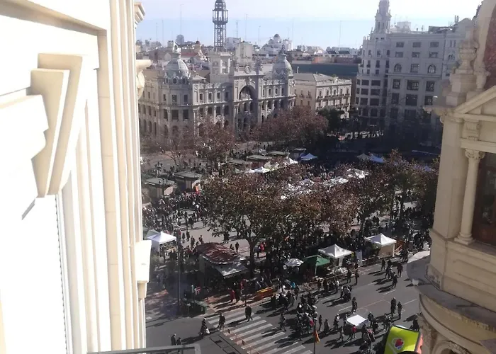 Ayuntamiento Panoramic דירה ולנסיה