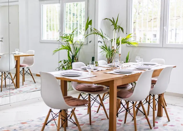 بيت للعطل Casa Familiar 9 Pax, Smart Tv, Centro, Playa, Cafe, Ac