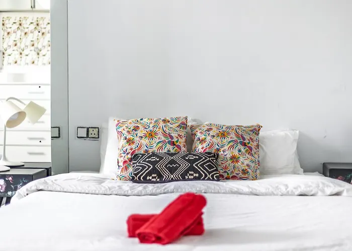 بيت للعطل Casa Familiar 9 Pax, Smart Tv, Centro, Playa, Cafe, Ac